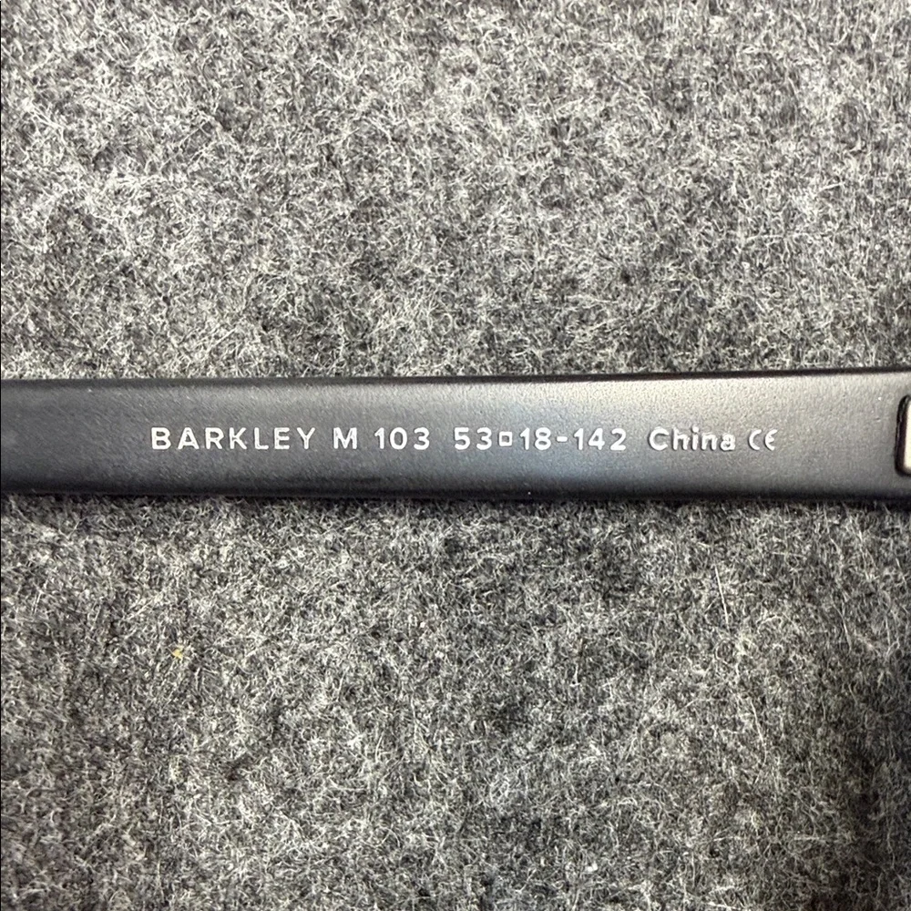 Warby Parker Black Sunglasses with Blue Lenses